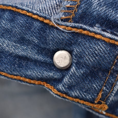 Levi's 501 Repaired Denim Pants Made in USA