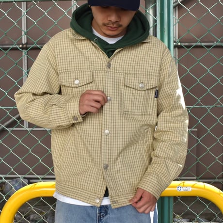 90's Stussy Lee Praid Army Jacket Made in USA
