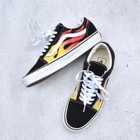 Used Vans Old skool "FLAME"