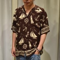 Polo Ralph Lauren S/S Hawalian Shirt "ノーティカル柄"