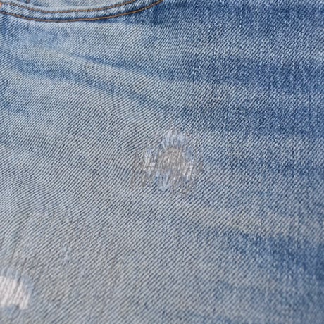 Levi's 501 Repaired Denim Pants Made in USA