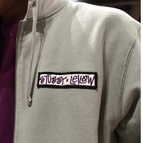 Stussy × Leilow Zip Scull Hoodie
