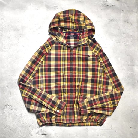 90's Polo Ralph Lauren Madras Plaid Mountain Parka