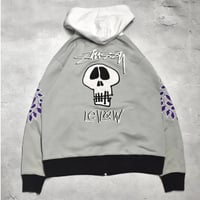 Stussy × Leilow Zip Scull Hoodie