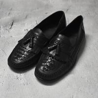 Nunn Bush Woven Leather Tassel Loafer