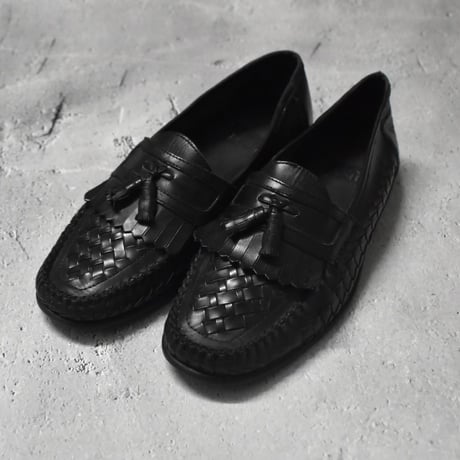 Nunn Bush Woven Leather Tassel Loafer