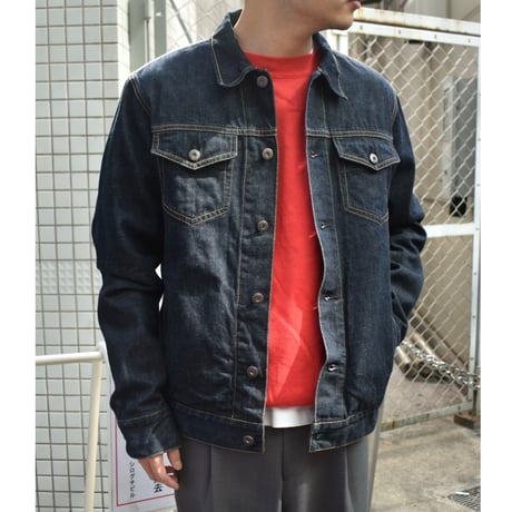 00's STUSSY GARMENT CO. "ROUGH and RUGGED DENIM" 2nd Type Trucker Jacket