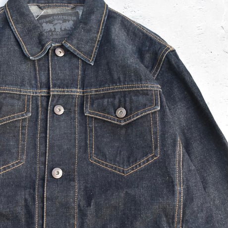 00's STUSSY GARMENT CO. "ROUGH and RUGGED DENIM" 2nd Type Trucker Jacket