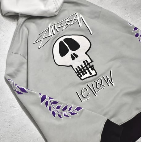 Stussy × Leilow Zip Scull Hoodie