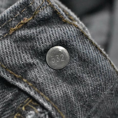 80's Levi's 501 Yarn-dyed Denim Pants Black