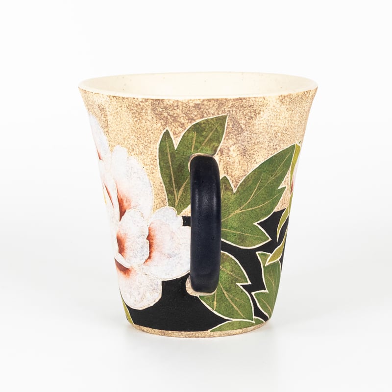 笠間焼 彩時器 牡丹文マグカップ / Saijiki Peony Mug Cup｜陶芸家 大貫