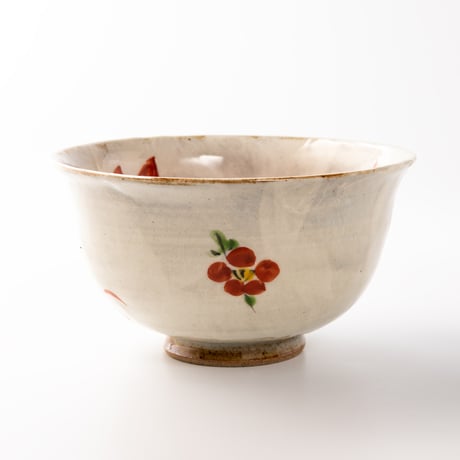 波佐見焼｜錦鯛 縁起碗｜赤絵 松竹梅｜吉村信也 / Hasami Ware Tai Motif Bowl