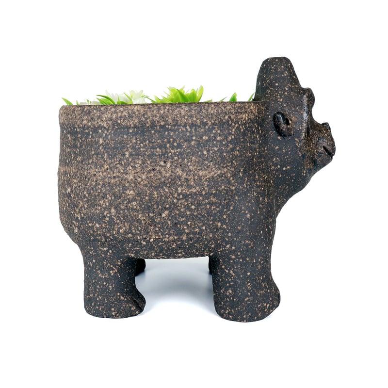 泰木窯｜ゴリラの植木鉢（炭化焼成）Gorilla Planter | Craft OGAWA