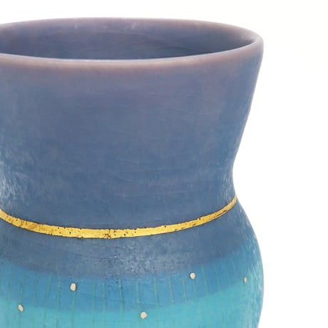 笠間焼 ブルー冷酒杯 / Kasama Blue Sake Cup｜陶芸家 飯沼耕市