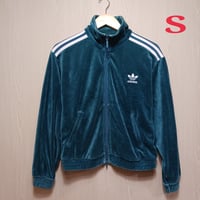F876 アディダスオリジナルス　ベロアトラックジャケット　レディース