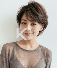 大人ハンサムショートのやわらかヘア