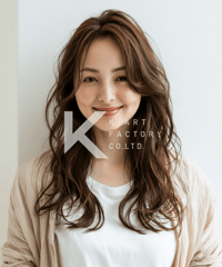 ゆる巻きロングの華やかフェミニンヘア