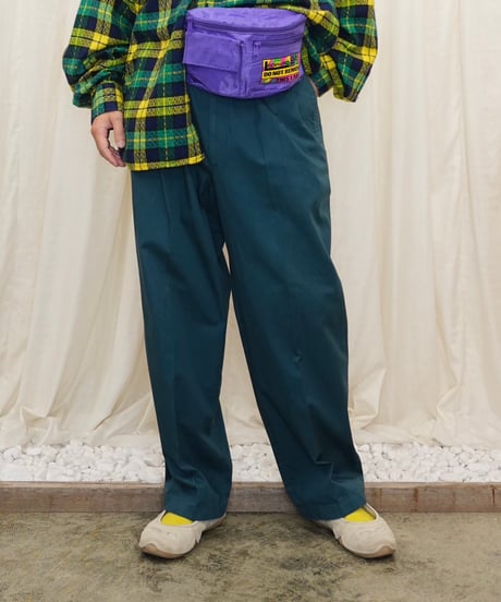 Two-Tuck Chino Slacks Made in Italy
