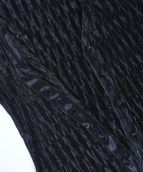 Glossy Pleated Shirt