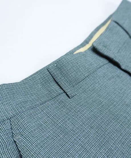 Moss Green Cross-Hatch Slacks