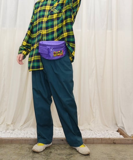Two-Tuck Chino Slacks Made in Italy