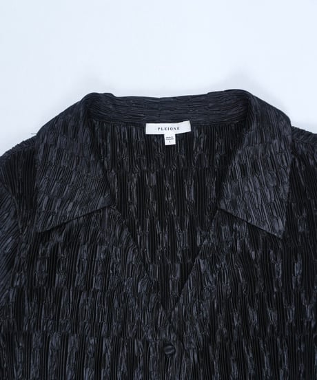 Glossy Pleated Shirt
