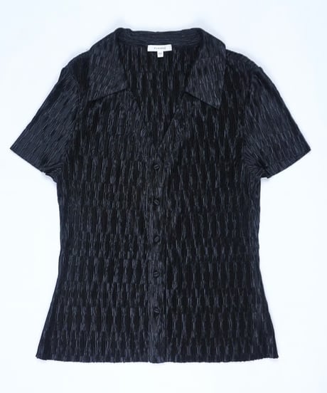 Glossy Pleated Shirt