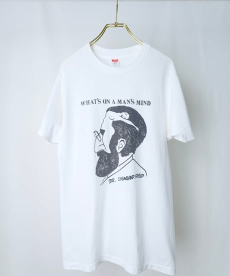 80s Hanes “WHAT’S ON A MAN’S MIND” 騙し絵Tシャツ / size M