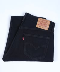 90s "Levi's 501" Black Jeans After-dyed "Made in USA" / W32 L30