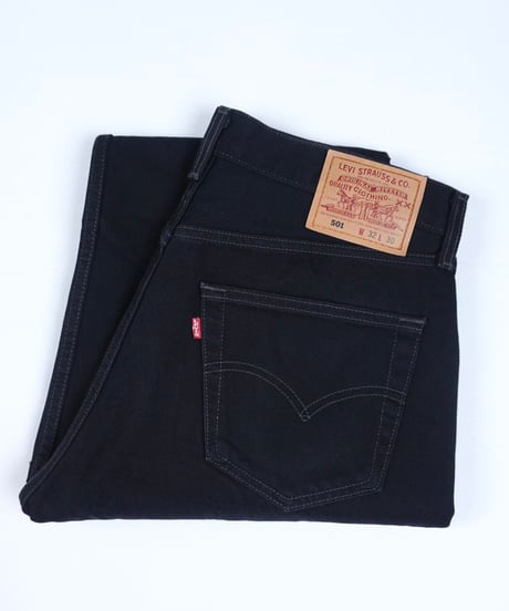 90s "Levi's 501" Black Jeans After-dyed "Made in USA" / W32 L30