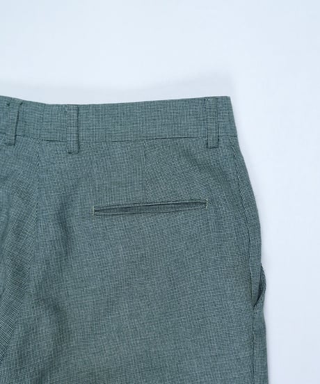 Moss Green Cross-Hatch Slacks