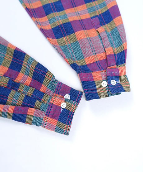 Multi-Color Check Flannel Shirt