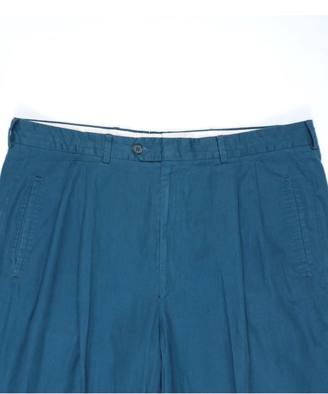 Two-Tuck Chino Slacks Made in Italy