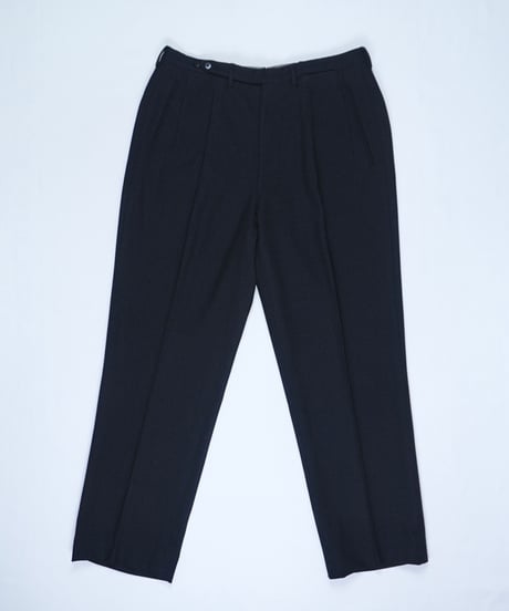 Two-Tuck Wool Slacks
