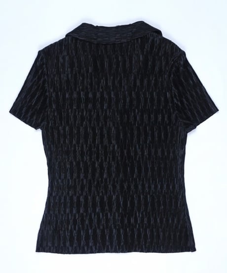 Glossy Pleated Shirt