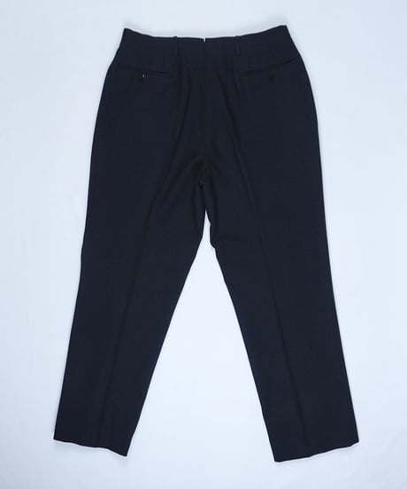 Two-Tuck Wool Slacks