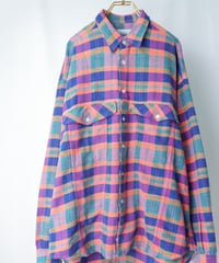 Multi-Color Check Flannel Shirt