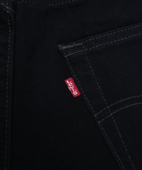 90s "Levi's 501" Black Jeans After-dyed "Made in USA" / W32 L30