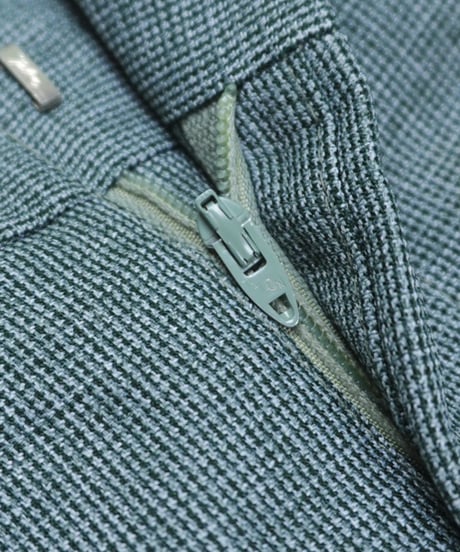 Moss Green Cross-Hatch Slacks