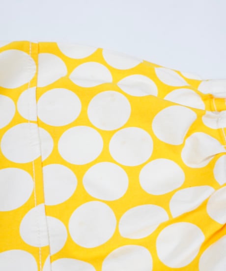 Yellow Dot 2-Way Collar Zip Jacket