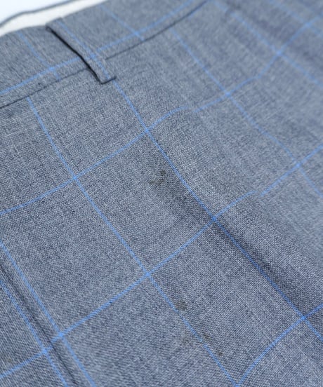 "dunhill" Checked Two-Tuck Tapered Slacks