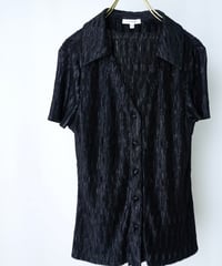 Glossy Pleated Shirt