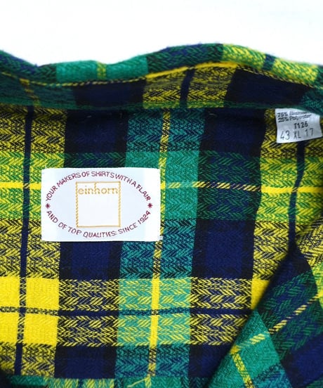 90s Action Pleats Checked Flannel