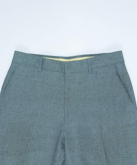 Moss Green Cross-Hatch Slacks