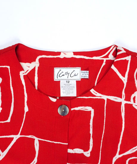 Graphic Line Red Shirt