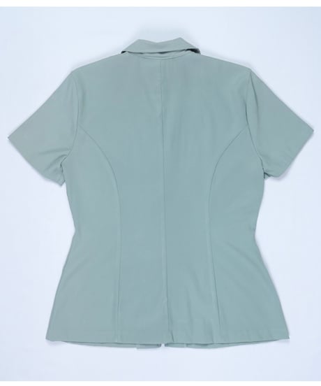 90s Short Sleeve Tailored Zip-Up Jacket Made in USA