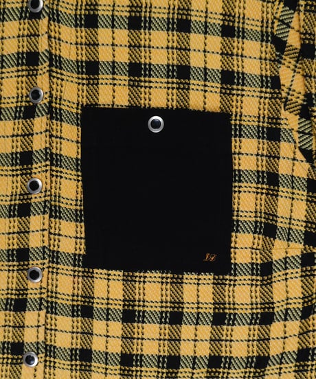 Oversized Black-Accent Check Shirt