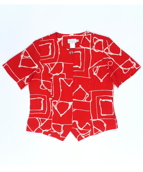 Graphic Line Red Shirt