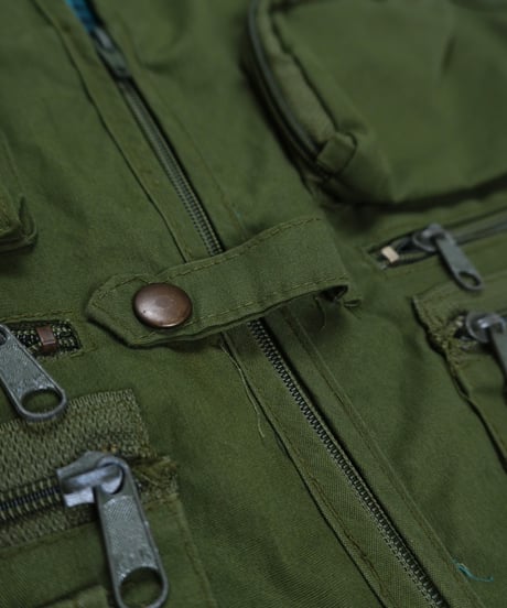 Gingham Check Lined Fishing Vest
