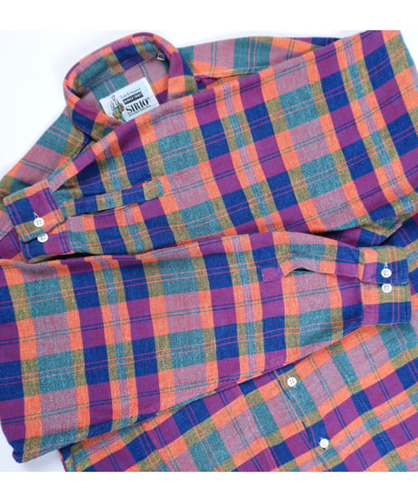 Multi-Color Check Flannel Shirt